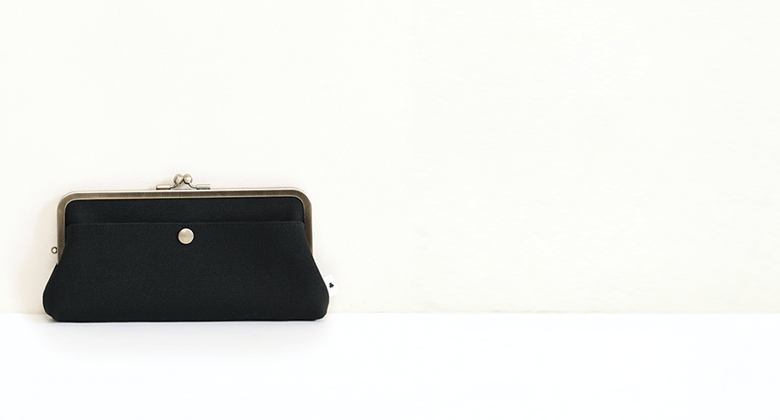 角丸親子がま口長財布