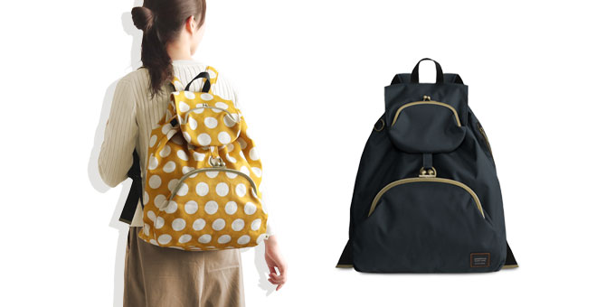 がま口リュック（大）