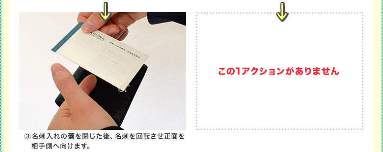 名刺交換の流れ