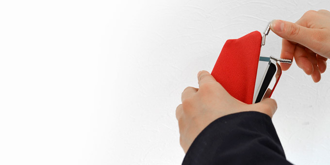 がま口カードケース