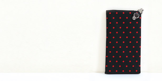 がま口スマートフォンケース