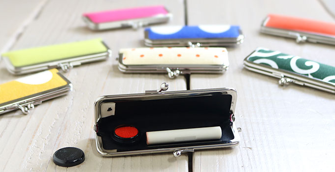 がま口印鑑ケース