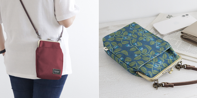 がま口お散歩ポシェット