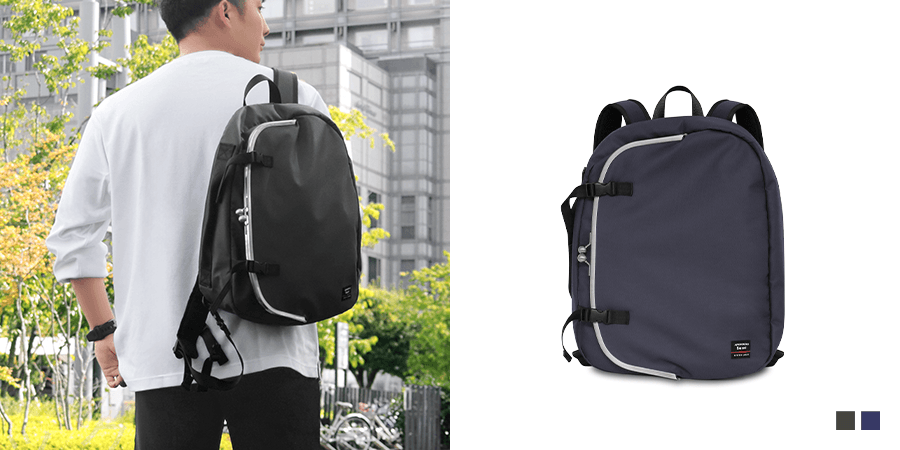 ラウンドがま口アーバンリュック【Sarei HOMME＋】