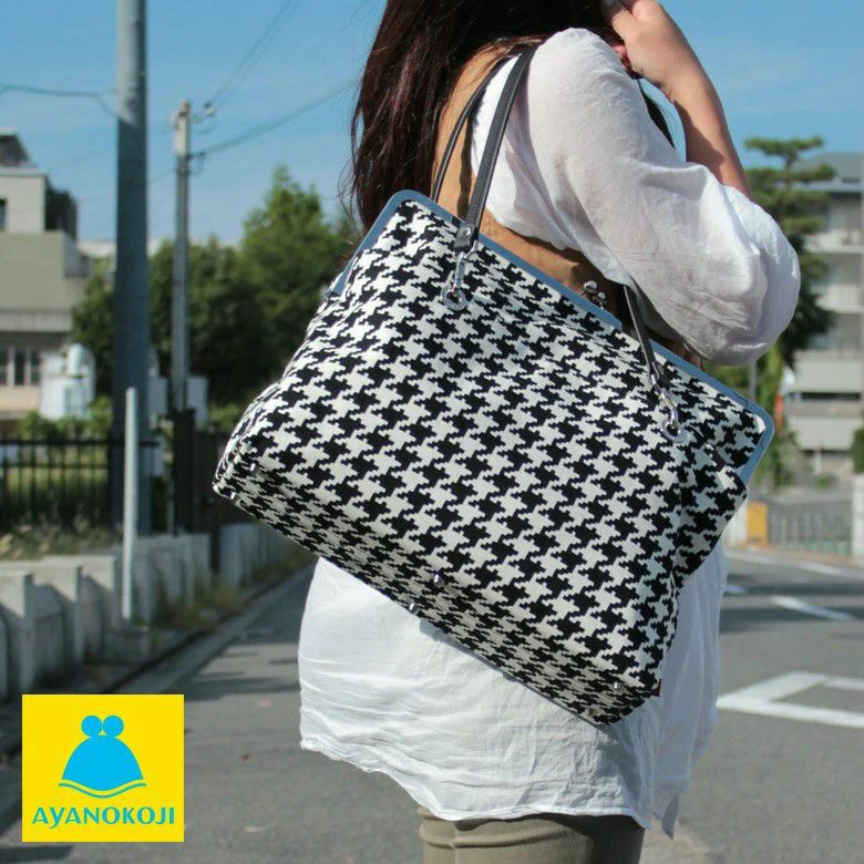 受注生産品】がま口キャリートートバッグ（大）【コーデュラ(R