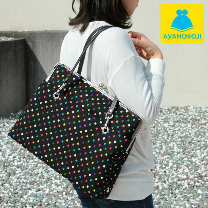 受注生産品】がま口キャリートートバッグ（大）【コーデュラ(R