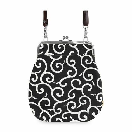 在庫商品】ポケット付きがま口フラットショルダー【帆布 在庫限り（アソート）】