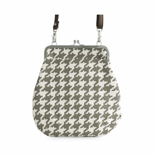 在庫商品】ポケット付きがま口フラットショルダー【帆布 在庫限り（アソート）】