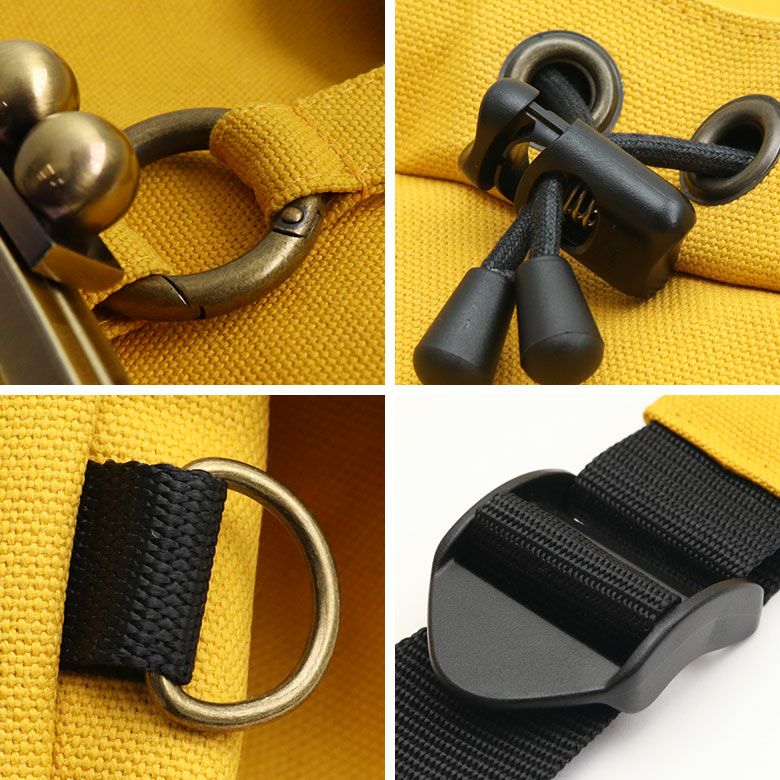 がま口リュック（大）【帆布・綿布（アソート）】