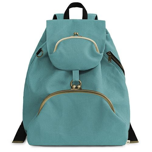 がま口リュック（大）【帆布・綿布（アソート）】