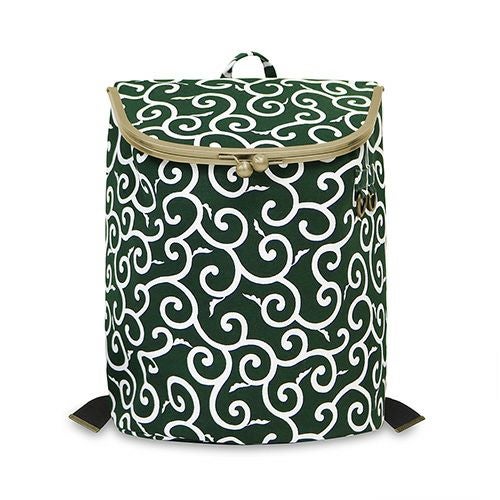 がま口SHOIKOリュック【帆布・唐草/水玉/バードチェック/がまドット柄大判】