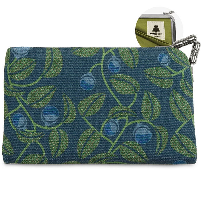 帆布 がまの実 ネイビー