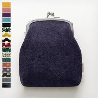 がま口シガレットケース【帆布・綿布（アソート）】愛煙家のお供にスマートな収納ケース。シンプルな形が使いやすい、片手で開け閉め簡単、AYANOKOJIでは人気上位のがま口シガレットケースです。