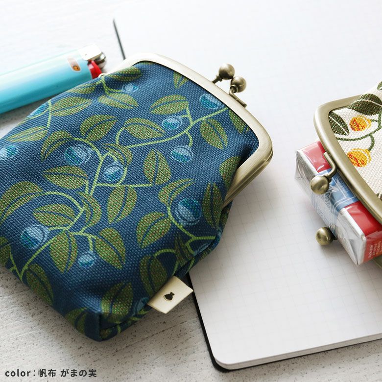 がま口シガレットケース【帆布・綿布（アソート）】