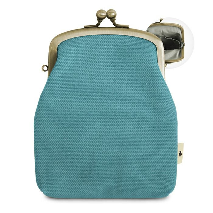 在庫商品】がま口シガレットケース【帆布・綿布（アソート）】 [M便 1