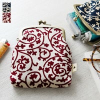 がま口シガレットケース【帆布・蛸唐草】メインイメージ