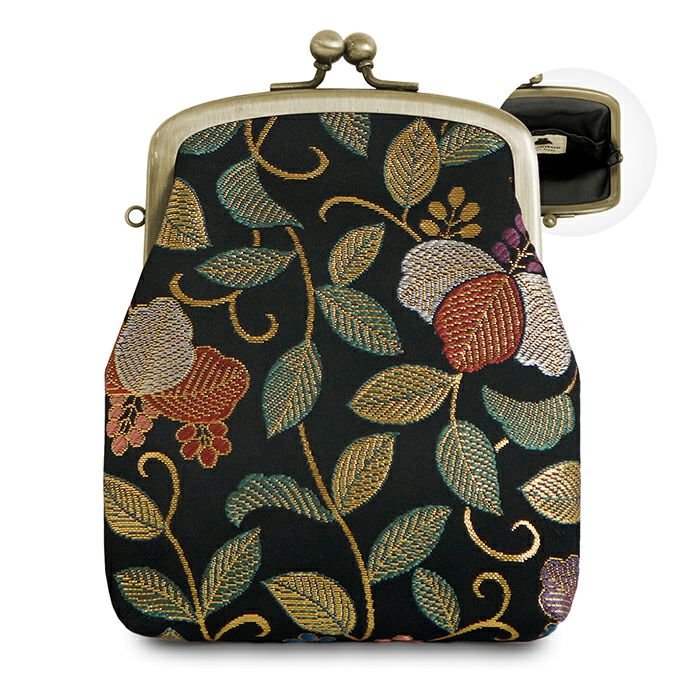 がま口シガレットケース【金襴・帯地（アソート）】