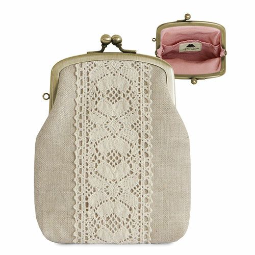 在庫商品】がま口シガレットケース【リネン】 [M便 1/4] | がま口の