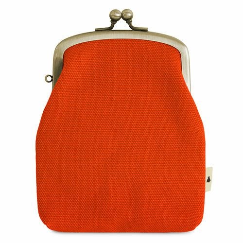 がま口シガレットケース【帆布・無地】