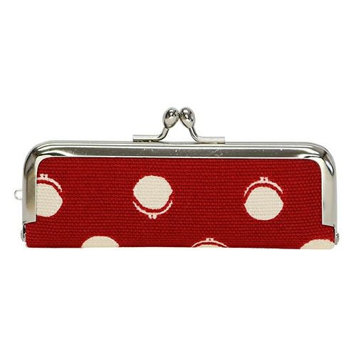 がま口印鑑ケース【帆布・がまドット大判】