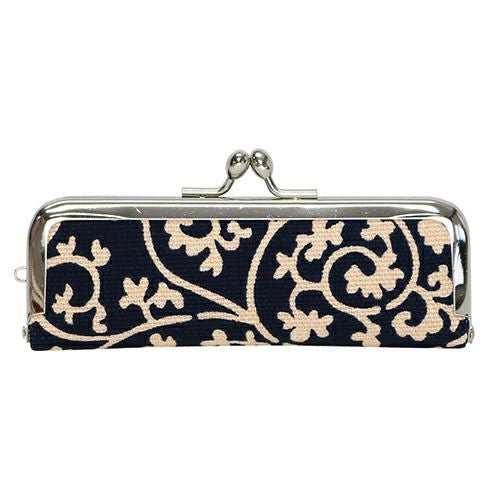 がま口印鑑ケース【帆布・蛸唐草】