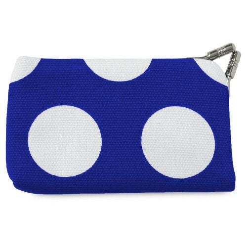 がま口キーケース【帆布・唐草/水玉】