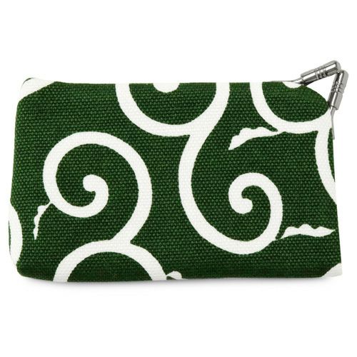 がま口キーケース【帆布・唐草/水玉】