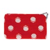がま口キーケース【帆布・がまドット柄 大判】