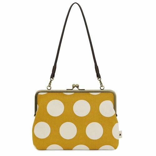 がま口手帳ケース【帆布・唐草/水玉】