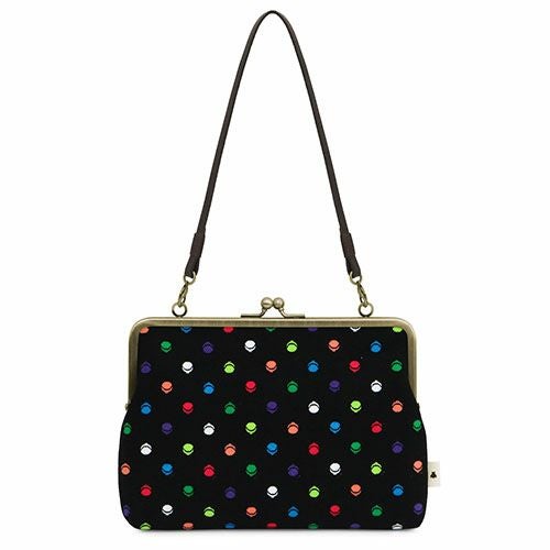 がま口手帳ケース【帆布・がまドット】