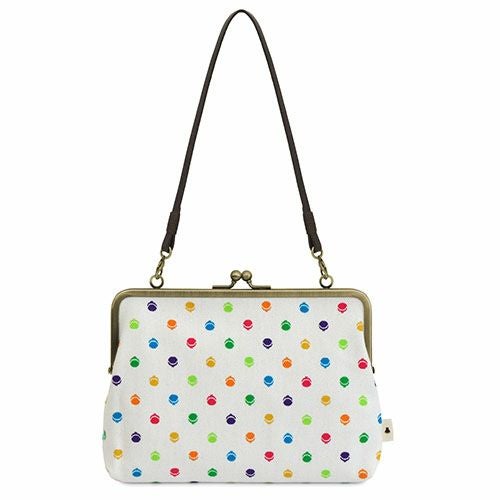 がま口手帳ケース【帆布・がまドット】