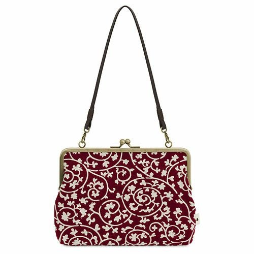 がま口手帳ケース【帆布・蛸唐草】