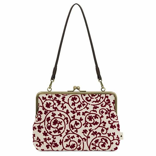 がま口手帳ケース【帆布・蛸唐草】