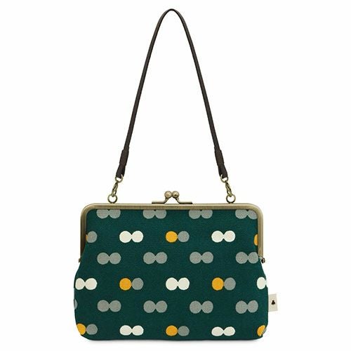 在庫商品】がま口手帳ケース【帆布・にこだま柄】 [M便 1/2] | がま口