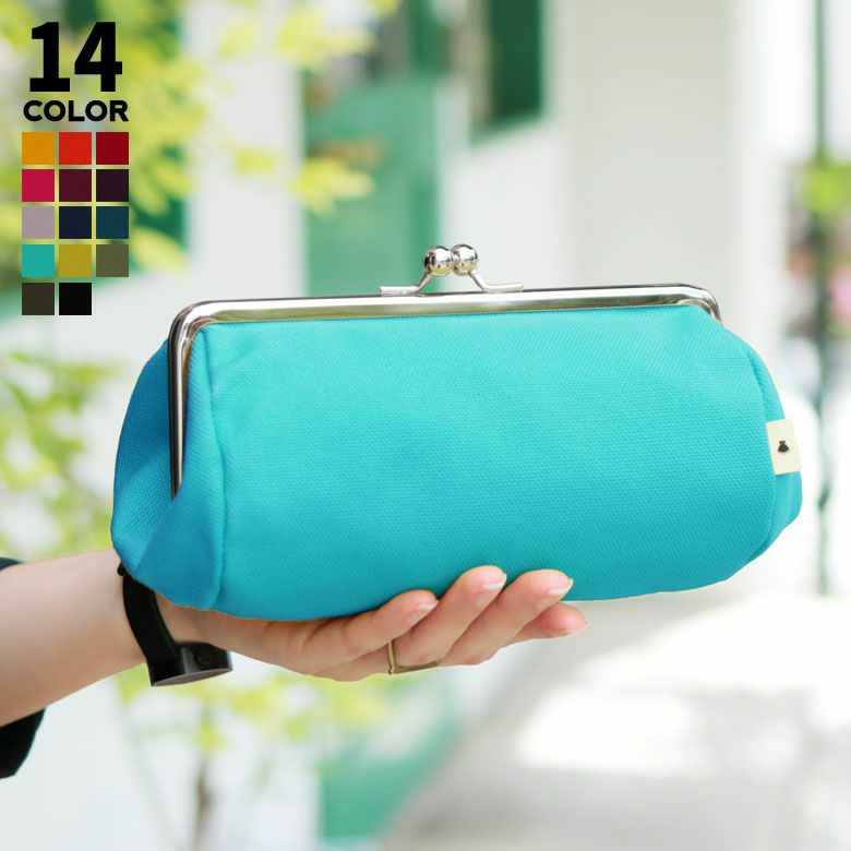 がま口ポーチLサイズ（マチ大）｜AYANOKOJI