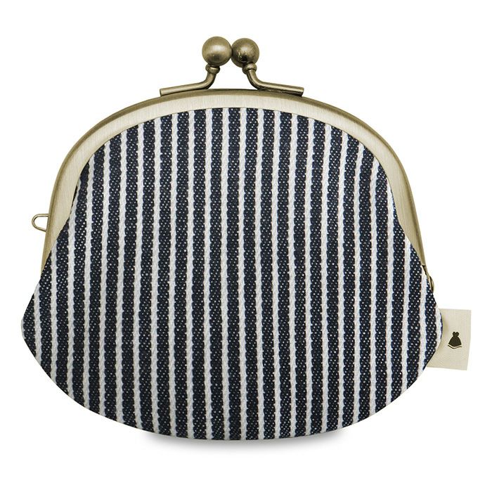 在庫商品】3.3寸がま口財布【帆布・綿布（アソート）】 [M便 1/5