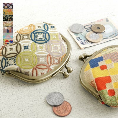 3.3寸がま口財布【金襴・帯地（アソート）】