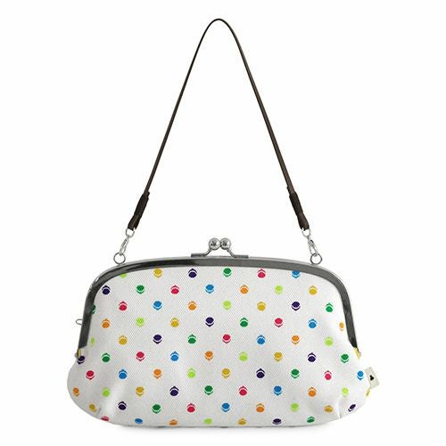 横長親子がま口財布【帆布・がまドット柄】