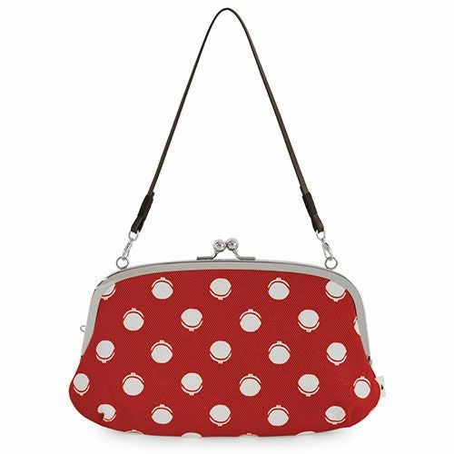 横長親子がま口財布【帆布・がまドット柄大判】