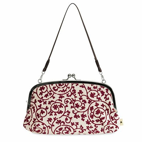 在庫商品】横長親子がま口財布【帆布・蛸唐草】 [M便 4/5] | がま口の