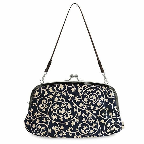 横長親子がま口財布【帆布・蛸唐草】