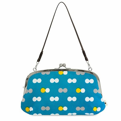 横長親子がま口財布【帆布・にこだま柄】