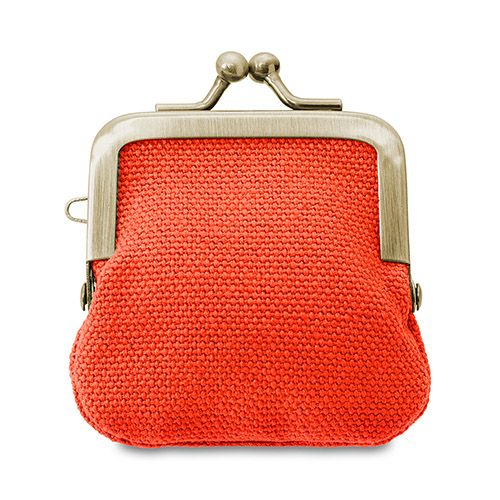 寸ぱちがま口財布【帆布・無地】