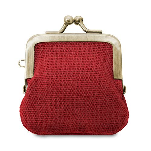 寸ぱちがま口財布【帆布・無地】