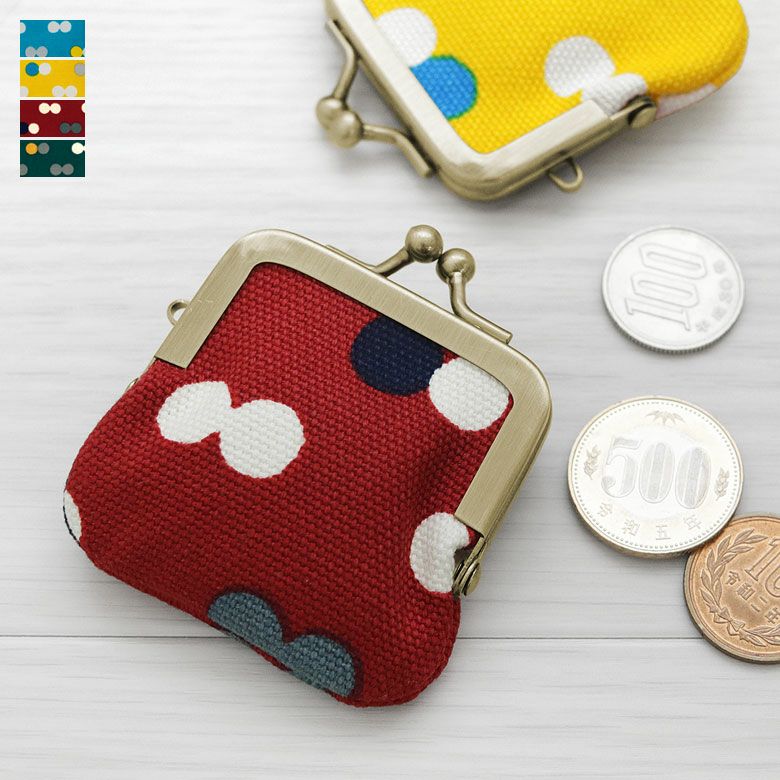 在庫商品】寸ぱちがま口財布【帆布・にこだま】 [M便 1/10] | がま口の