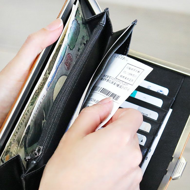 在庫商品】天溝がま口長財布【帆布・無地】 [M便 9/10] | がま口の専門