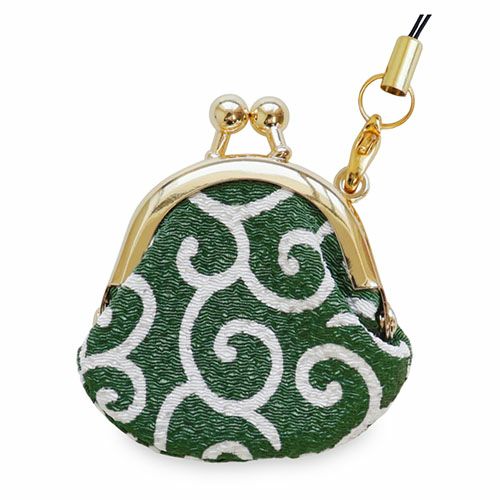 在庫商品】ミニがま口ストラップ【京ちりめん】 [M便 1/10] | がま口の