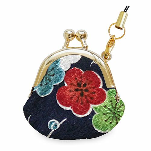 在庫商品】ミニがま口ストラップ【京ちりめん】 [M便 1/10] | がま口の