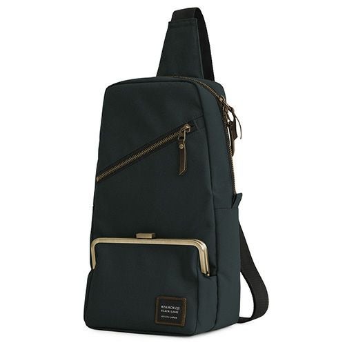 縦型がま口ボディバッグ【コーデュラ(R)】