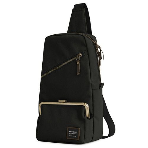 縦型がま口ボディバッグ【コーデュラ(R)】